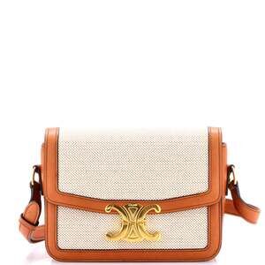 Celine Triomphe Shoulder Bag Canvas #222377C21B
